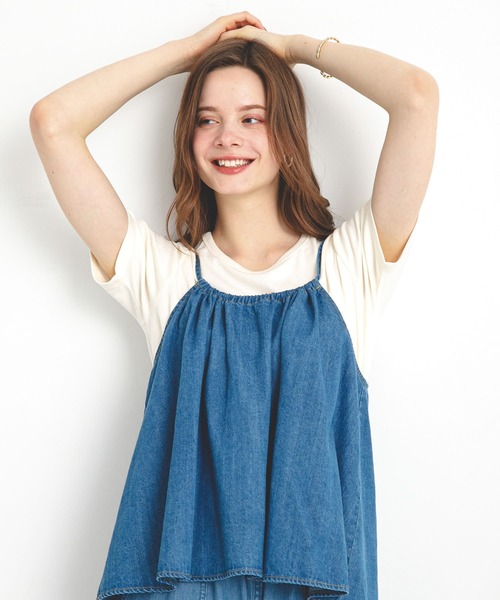 URBAN RESEARCH Sonny Label(アーバンリサーチサニーレーベル)の「オーガニックコットンコンパクトスムースTシャツ(Tシャツ/カットソー・レディース・ミント/イエロー/ブラウン/オフホワイト・FREE)」の14枚目の写真