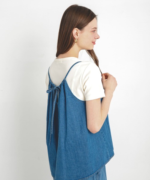 URBAN RESEARCH Sonny Label(アーバンリサーチサニーレーベル)の「オーガニックコットンコンパクトスムースTシャツ(Tシャツ/カットソー・レディース・ミント/イエロー/ブラウン/オフホワイト・FREE)」の17枚目の写真