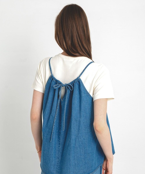 URBAN RESEARCH Sonny Label(アーバンリサーチサニーレーベル)の「オーガニックコットンコンパクトスムースTシャツ(Tシャツ/カットソー・レディース・ミント/イエロー/ブラウン/オフホワイト・FREE)」の18枚目の写真