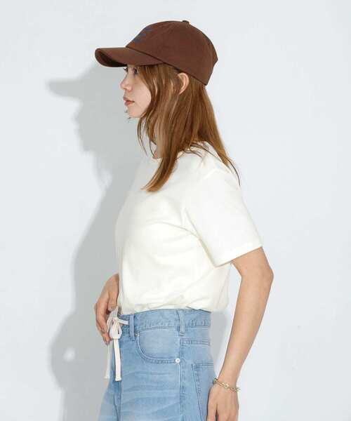 URBAN RESEARCH Sonny Label(アーバンリサーチサニーレーベル)の「オーガニックコットンコンパクトスムースTシャツ(Tシャツ/カットソー・レディース・ミント/イエロー/ブラウン/オフホワイト・FREE)」の21枚目の写真