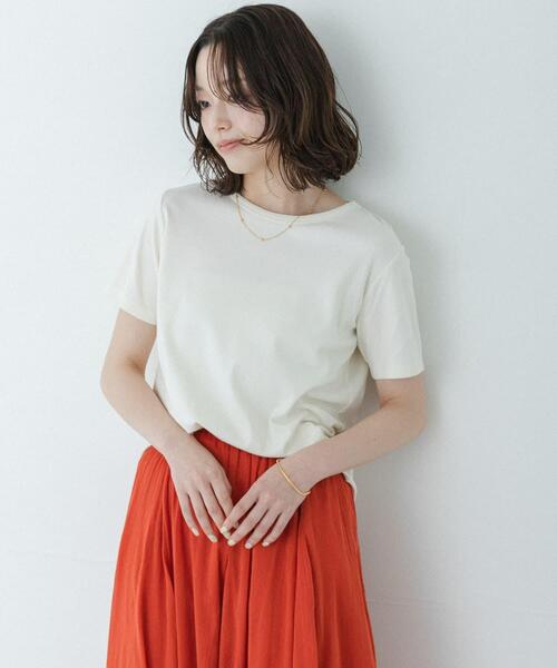 ADORE✨新品未使用オーガニックコットンカットソー リボーンコットンカットソー（5314260028） | ADORE (Women