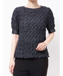 スモッキングシアーブラウス