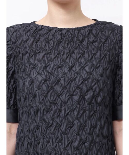 TONAL（トーナル）の「スモッキングシアーブラウス（シャツ/ブラウス・レディース・ネイビー/ベビーピンク/オフホワイト・MEDIUM）」の18枚目の写真