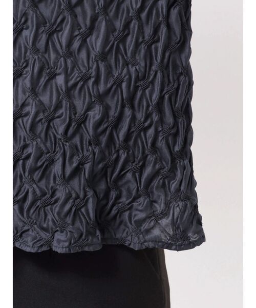 TONAL（トーナル）の「スモッキングシアーブラウス（シャツ/ブラウス・レディース・ネイビー/ベビーピンク/オフホワイト・MEDIUM）」の20枚目の写真