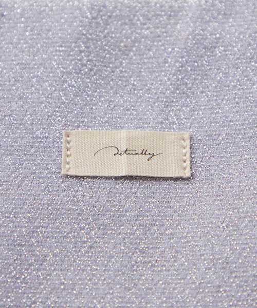 BIRTHDAY BAR（バースデイバー）の「ラメフラットトートバッグ（トートバッグ・レディース・シルバー/サックスブルー/ブラック/シルバー系その他・0）」の20枚目の写真