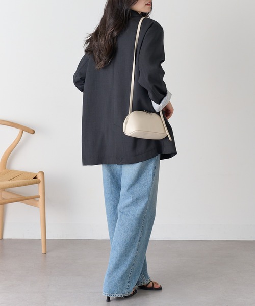 ADD CULUMN(アドカラム)の「【ADD CULUMN】 FIGRE POCHETTE A25W02B398(ショルダーバッグ・レディース・バーガンディー/ブラウン/アイボリー/カーキ/ブラック/グレー・FREE)」の13枚目の写真