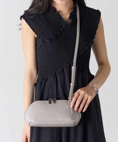 ADD CULUMN(アドカラム)の「【ADD CULUMN】 FIGRE POCHETTE A25W02B398(ショルダーバッグ・レディース・バーガンディー/ブラウン/アイボリー/カーキ/ブラック/グレー・FREE)」の22枚目の写真