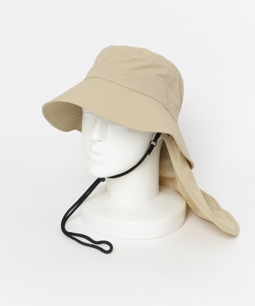 SMELLY（スメリー）の「『撥水/UVカット』サンシェードバケットハット（ハット・レディース・チャコールグレー/ベージュ・-）」の16枚目の写真