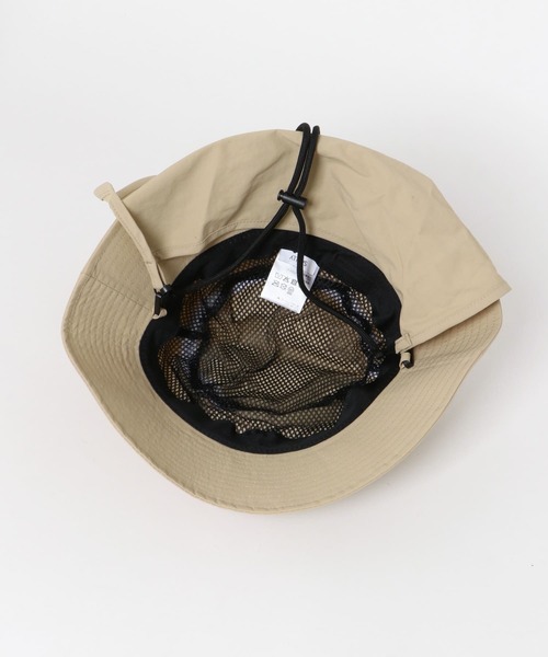 SMELLY（スメリー）の「『撥水/UVカット』サンシェードバケットハット（ハット・レディース・チャコールグレー/ベージュ・-）」の20枚目の写真