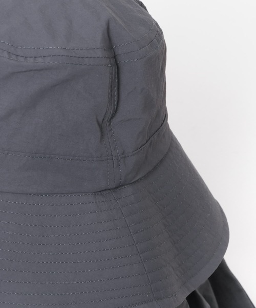 SMELLY（スメリー）の「『撥水/UVカット』サンシェードバケットハット（ハット・レディース・チャコールグレー/ベージュ・-）」の21枚目の写真