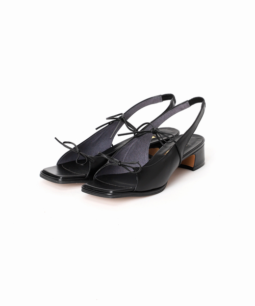 LE TALON（ルタロン）の「GRISE3cmレザーWナローリボンサンダル（サンダル・レディース・ホワイト/ブラック/ベージュ・SMALL/MEDIUM/X-LARGE/LARGE）」の20枚目の写真