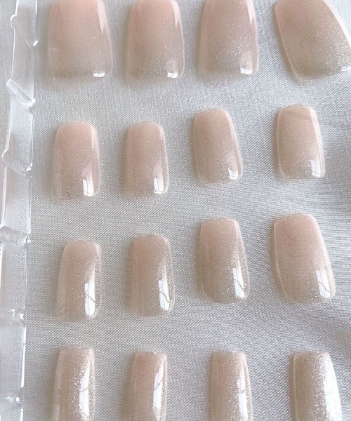 shoppinggo（ショッピングゴー）の「ネイルチップ ショート ネイルアート（ネイルシール/ネイルチップ・レディース・ベージュ系その他・FREE）」の6枚目の写真