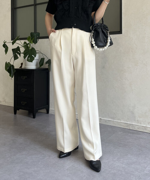 セール】ダブルクロスセンタープレスタックパンツ（その他パンツ
