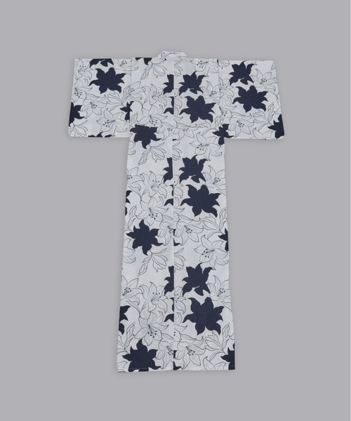 Olu.（オルドット）の「オリジナル柄浴衣＆帯セット（浴衣・レディース・ネイビー/ホワイト/ホワイト系その他/ネイビー系・FREE）」の19枚目の写真