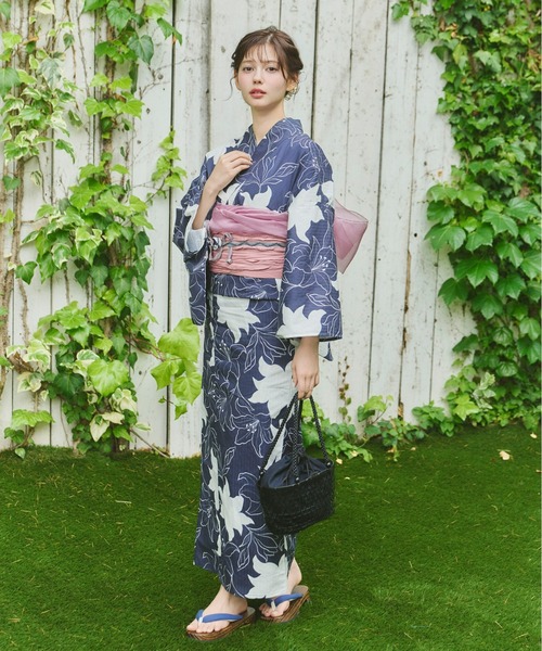 M2833★淡雪★浴衣 ★Aloha ozone community フラガール M2833☆淡雪☆浴衣 ☆Aloha ozone community フラガール