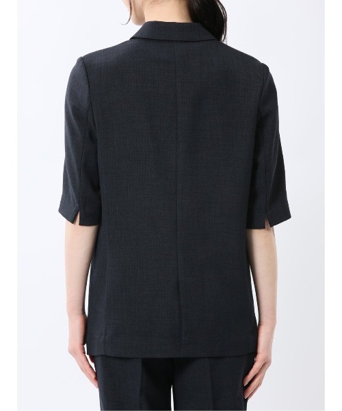 m．f．エディトリアル（m．f．editorial）/【ウォッシャブル イージーケア】m．f．エディトリアル ダブルジャケット 紺(セットアップ可… セール】【ウォッシャブル イージーケア】m.f.エディトリアル