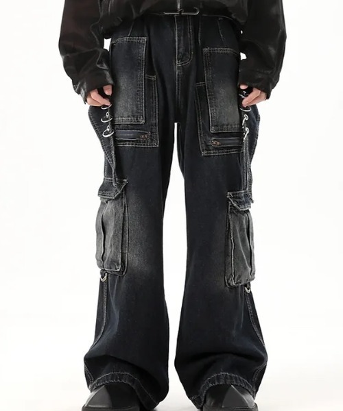 Bling Leads(ブリングリーズ)の「Z)【BLINGLEADS】JNF24031 RING DENIM PANT(デニムパンツ・メンズ・ネイビー・MEDIUM/LARGE)」の6枚目の写真