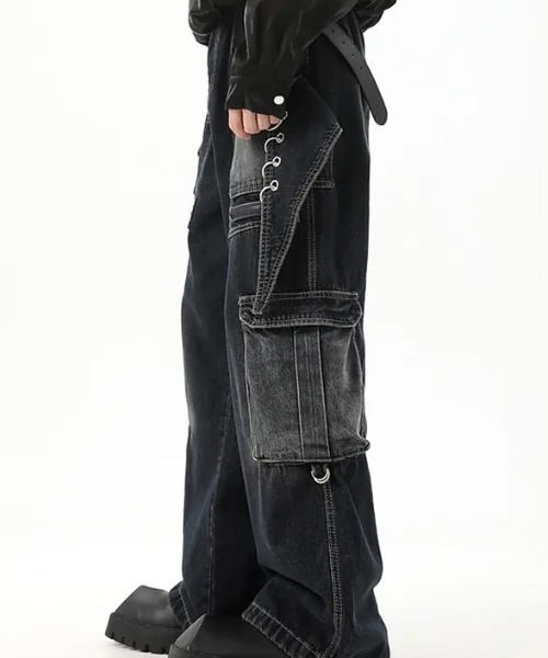 Bling Leads(ブリングリーズ)の「Z)【BLINGLEADS】JNF24031 RING DENIM PANT(デニムパンツ・メンズ・ネイビー・MEDIUM/LARGE)」の5枚目の写真