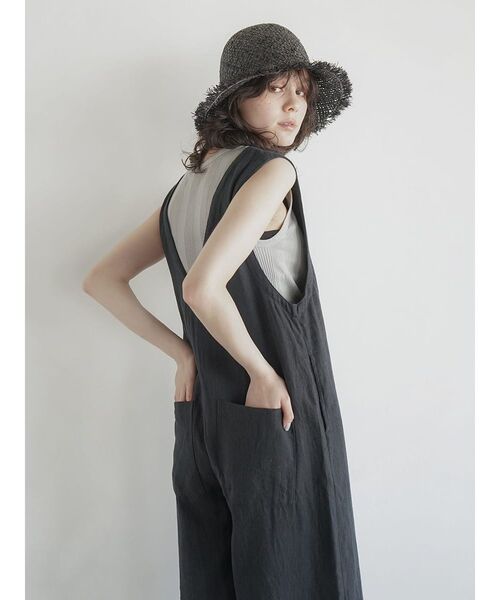 セール】Cotton linen all in one（サロペット/オーバーオール