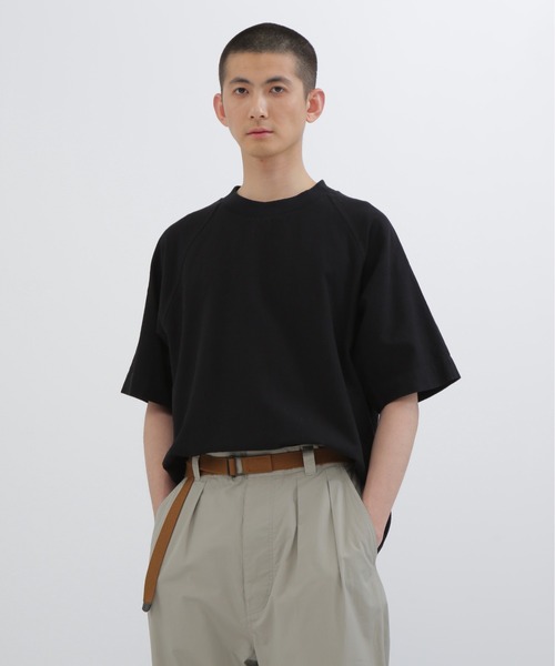 MHL.(エムエイチエル)の「WASHED OUT COTTON LINEN SHIRT(シャツ/ブラウス・メンズ・ブラック/ホワイト・LARGE/MEDIUM/X-LARGE)」の2枚目の写真
