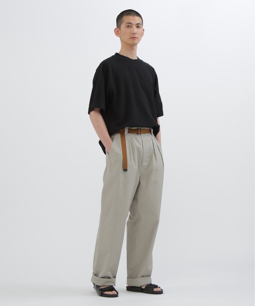 MHL.(エムエイチエル)の「WASHED OUT COTTON LINEN SHIRT(シャツ/ブラウス・メンズ・ブラック/ホワイト・LARGE/MEDIUM/X-LARGE)」の6枚目の写真