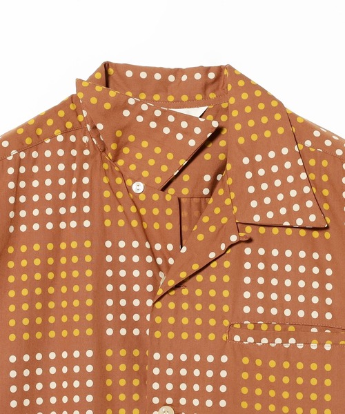 STAR OF HOLLYWOOD(スターオブハリウッド)の「STAR OF HOLLYWOOD / TYPEWRITER COTTON OPEN SHIRT “POLKA DOT”(シャツ/ブラウス・レディース・ブラウン・SMALL)」の3枚目の写真