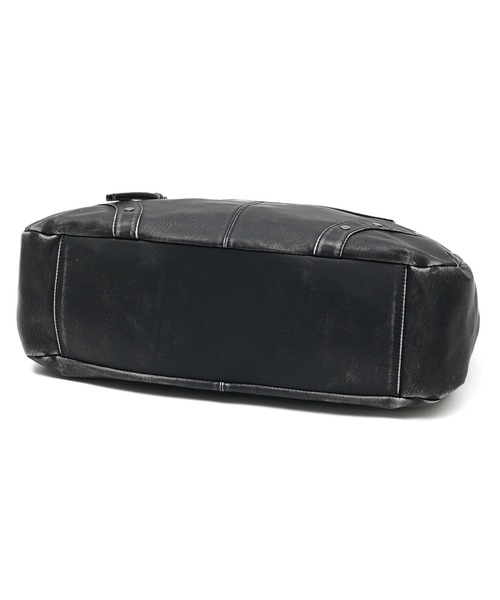 X-girl(エックスガール)の「METAL LABEL FAUX LEATHER BAG(ハンドバッグ・レディース・ブラック/ブラウン・ONE SIZE)」の6枚目の写真