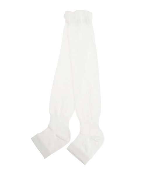 jouetie(ジュエティ)の「オープントゥソックス(ソックス/靴下・レディース・オフホワイト/ブラック・FREE)」の1枚目の写真