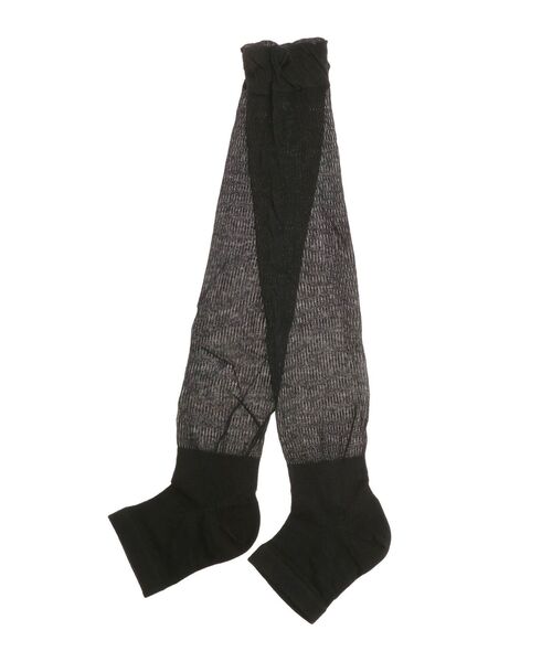 jouetie(ジュエティ)の「オープントゥソックス(ソックス/靴下・レディース・オフホワイト/ブラック・FREE)」の3枚目の写真