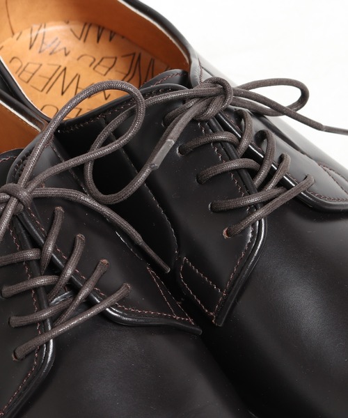 MANEBU(マネブ)の「MANEBU/マネブ HIHIN FACE SKIN レースアップレザーシューズ(ドレスシューズ・メンズ・ブラック・40)」の9枚目の写真