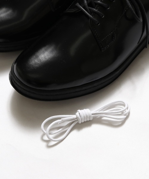 MANEBU(マネブ)の「MANEBU/マネブ HIHIN FACE SKIN レースアップレザーシューズ(ドレスシューズ・メンズ・ブラック・40)」の4枚目の写真