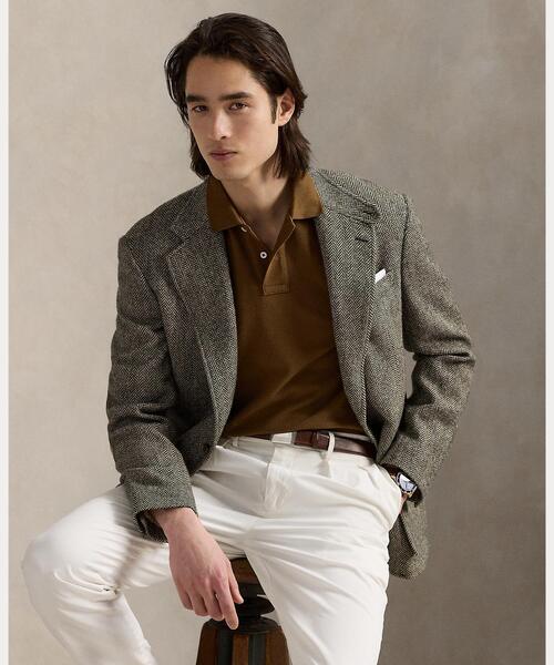 POLO RALPH LAUREN(ポロ ラルフ ローレン)の「カスタム スリム フィット メッシュ ポロシャツ(ポロシャツ・メンズ・ブラウン・L/M/S/XL/XS/XXL)」の4枚目の写真