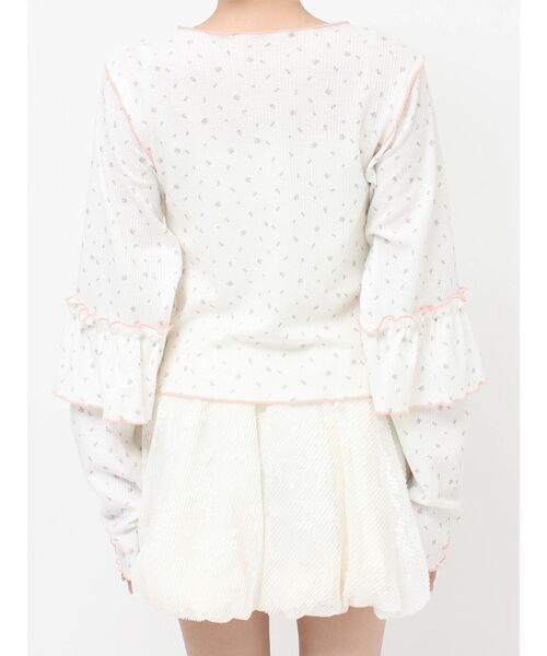 flower waffleトップス（Tシャツ/カットソー）｜merry jenny