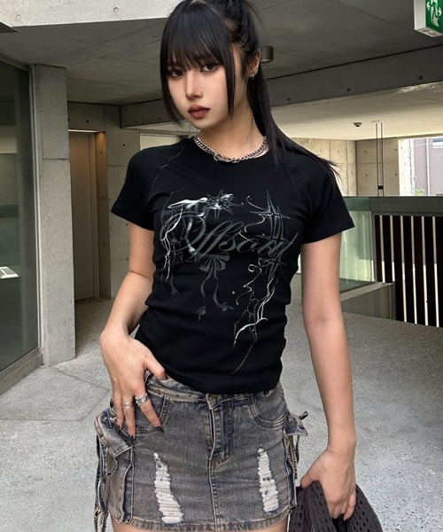 KsG（ケーエスジー）の「string cargo denim skirt（スカート・レディース・ブルー/ブラック/カーキ・SMALL/MEDIUM）」の12枚目の写真