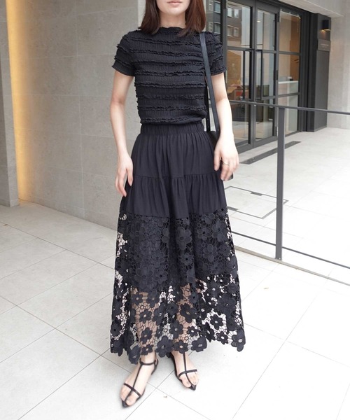 新品未使用✨23区 フレンチペイズリーデシン ティアードスカート 楽天市場】【杏さん着用/洗える】フレンチペイズリーデシン