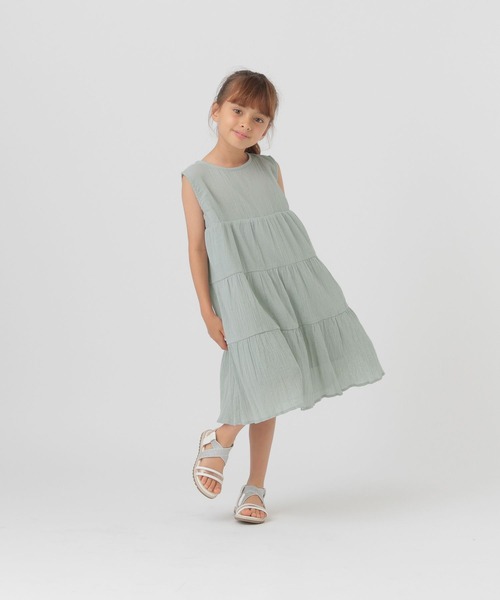 値下げ☆ブルーワンピース　modify ワールド　オケージョン 値下げ☆ブルーワンピース modify ワールド オケージョン