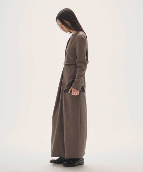 TODAYFUL(トゥデイフル)の「Waisttuck Pencil Dress(ワンピース・レディース・ブラック/モカ・36inch/38inch)」の3枚目の写真