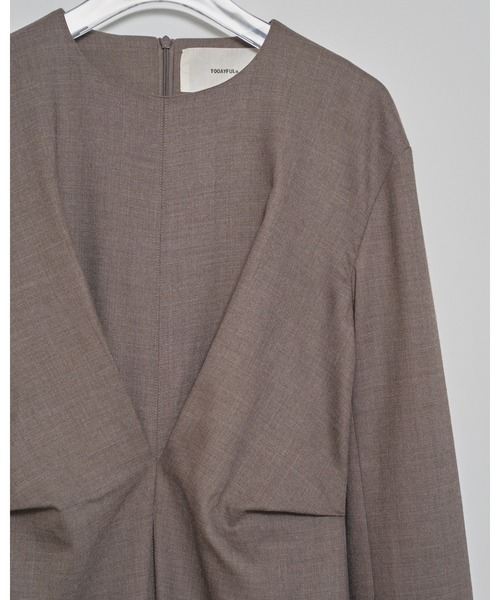 TODAYFUL(トゥデイフル)の「Waisttuck Pencil Dress(ワンピース・レディース・ブラック/モカ・36inch/38inch)」の15枚目の写真