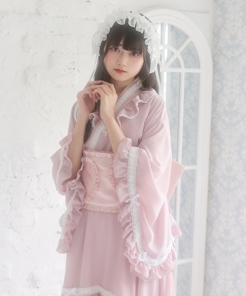 はしごレースフリルロリータ浴衣（浴衣）｜DearMyLove（ディアマイラブ