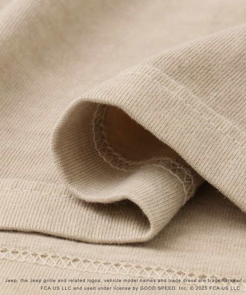 URBAN RESEARCH Sonny Label（アーバンリサーチサニーレーベル）の「GOOD ROCK SPEED　ジープ Tシャツ（Tシャツ/カットソー・レディース・チャコールグレー/ベージュ/ホワイト・ONE）」の9枚目の写真