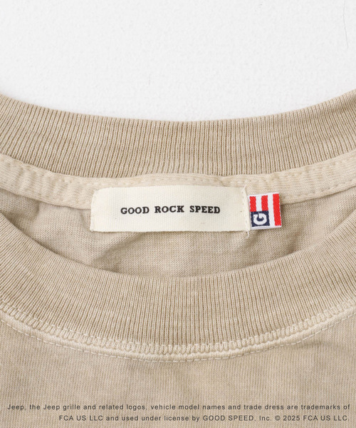 URBAN RESEARCH Sonny Label（アーバンリサーチサニーレーベル）の「GOOD ROCK SPEED　ジープ Tシャツ（Tシャツ/カットソー・レディース・チャコールグレー/ベージュ/ホワイト・ONE）」の6枚目の写真