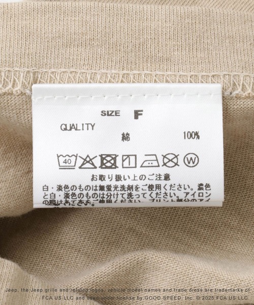 URBAN RESEARCH Sonny Label（アーバンリサーチサニーレーベル）の「GOOD ROCK SPEED　ジープ Tシャツ（Tシャツ/カットソー・レディース・チャコールグレー/ベージュ/ホワイト・ONE）」の5枚目の写真