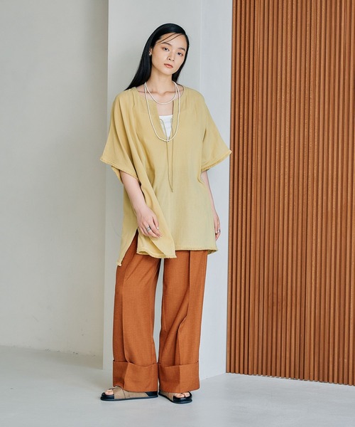 LEPSIM（レプシィム）の「ビーズロングネックレス　495857（ネックレス・レディース・アイボリー/レッド/ブラック・ONE SIZE）」の16枚目の写真