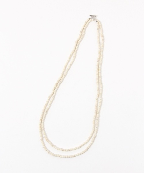 LEPSIM（レプシィム）の「ビーズロングネックレス　495857（ネックレス・レディース・アイボリー/レッド/ブラック・ONE SIZE）」の12枚目の写真