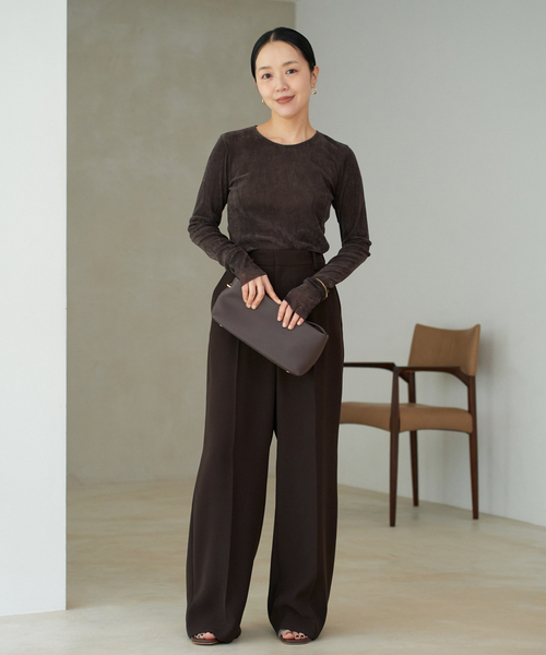 【新品】Plage Flocky Mesh ロンTフロッキー黒ブラック 新品】Plage Flocky Mesh ロンTフロッキー黒ブラック