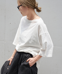 スラブテンジクハーフスリーブ TEE セットアップ対応