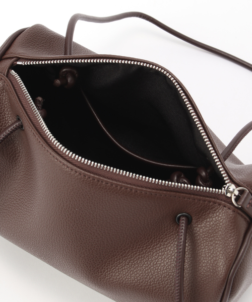 FRAMeWORK（フレームワーク）の「&MyuQ/アンドミューク KORO 2WAYラウンドボストン（ボストンバッグ・レディース・ブラック/ベージュ/ブラウン・FREE）」の18枚目の写真