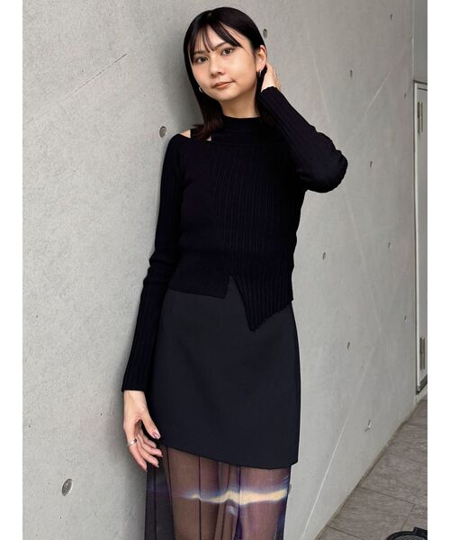 MURUA（ムルーア）の「セパレートレイヤードスカート（スカート・レディース・オレンジ/ブルー・FREE）」の9枚目の写真