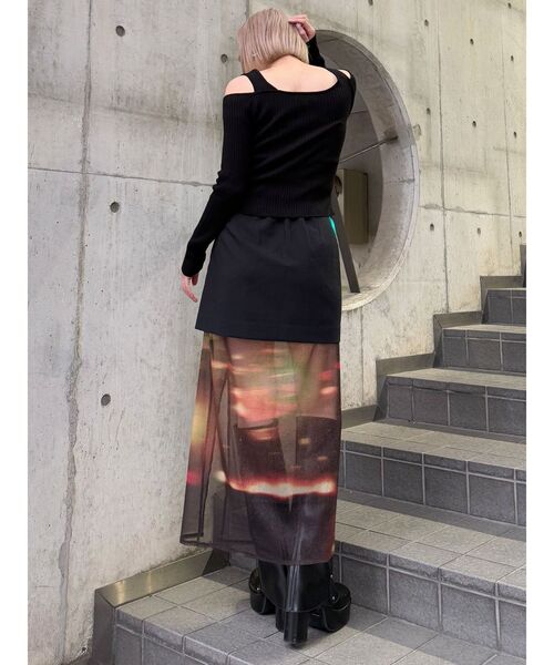 MURUA（ムルーア）の「セパレートレイヤードスカート（スカート・レディース・オレンジ/ブルー・FREE）」の11枚目の写真