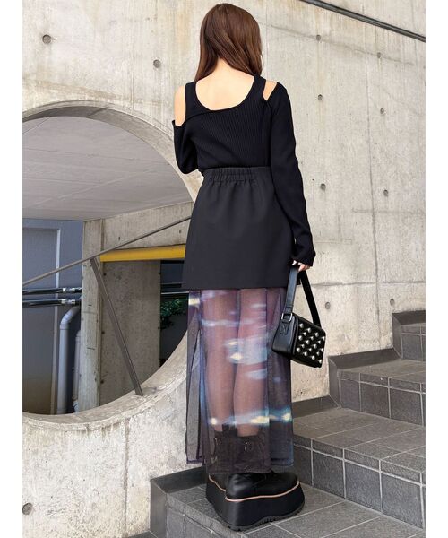 MURUA（ムルーア）の「セパレートレイヤードスカート（スカート・レディース・オレンジ/ブルー・FREE）」の17枚目の写真